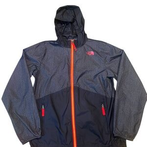 The North Face Navy and Red Windbreaker Jacket Boys Large